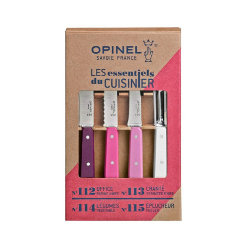 Набор ножей Opinel Les Essentiels Primarosa, нержавеющая сталь, (4 шт./уп.), 001736 фото 2